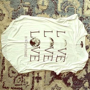 Moon phases white shirt